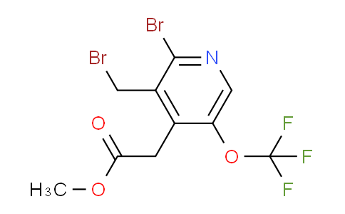 AM22750 | 1806198-19-5 | Methyl 2-bromo-3-(bromomethyl)-5-(trifluoromethoxy)pyridine-4-acetate