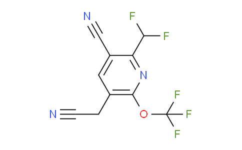 AM227500 | 1806074-92-9 | 3-Cyano-2-(difluoromethyl)-6-(trifluoromethoxy)pyridine-5-acetonitrile