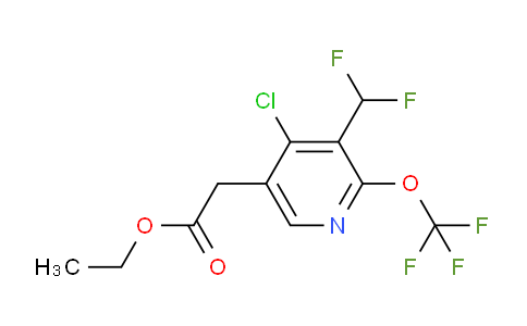 AM227520 | 1804641-45-9 | Ethyl 4-chloro-3-(difluoromethyl)-2-(trifluoromethoxy)pyridine-5-acetate