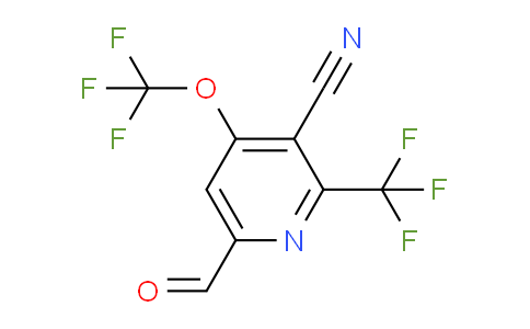 AM227524 | 1804323-24-7 | 3-Cyano-4-(trifluoromethoxy)-2-(trifluoromethyl)pyridine-6-carboxaldehyde