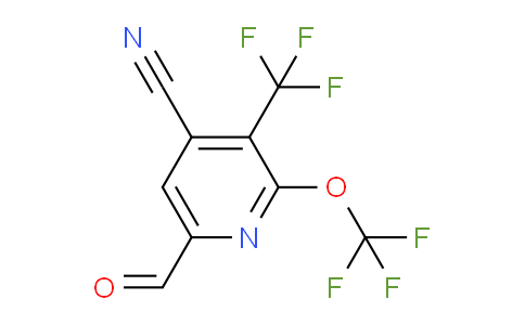 AM227527 | 1806188-13-5 | 4-Cyano-2-(trifluoromethoxy)-3-(trifluoromethyl)pyridine-6-carboxaldehyde