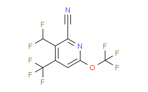 AM227536 | 1805928-92-0 | 2-Cyano-3-(difluoromethyl)-6-(trifluoromethoxy)-4-(trifluoromethyl)pyridine