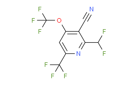 AM227537 | 1804321-40-1 | 3-Cyano-2-(difluoromethyl)-4-(trifluoromethoxy)-6-(trifluoromethyl)pyridine