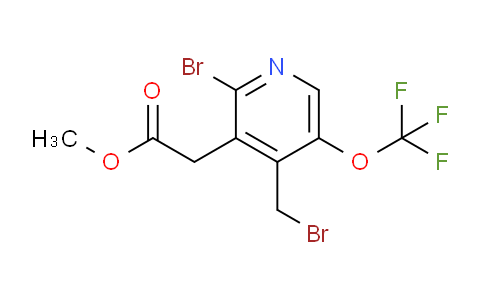 Methyl 2-bromo-4-(bromomethyl)-5-(trifluoromethoxy)pyridine-3-acetate