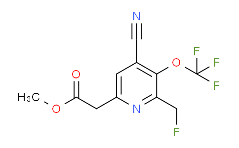 AM227543 | 1804304-16-2 | Methyl 4-cyano-2-(fluoromethyl)-3-(trifluoromethoxy)pyridine-6-acetate