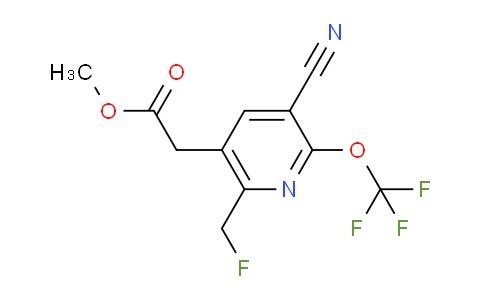 AM227545 | 1804806-84-5 | Methyl 3-cyano-6-(fluoromethyl)-2-(trifluoromethoxy)pyridine-5-acetate