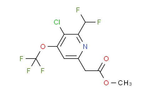 AM227549 | 1803957-89-2 | Methyl 3-chloro-2-(difluoromethyl)-4-(trifluoromethoxy)pyridine-6-acetate