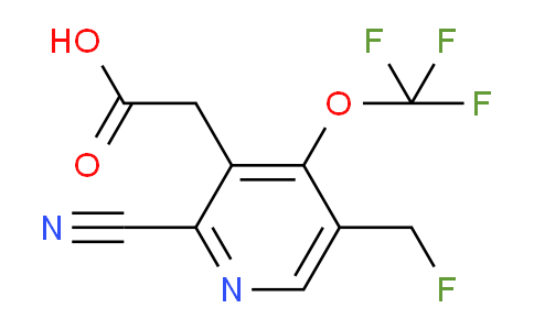 AM227553 | 1804778-75-3 | 2-Cyano-5-(fluoromethyl)-4-(trifluoromethoxy)pyridine-3-acetic acid