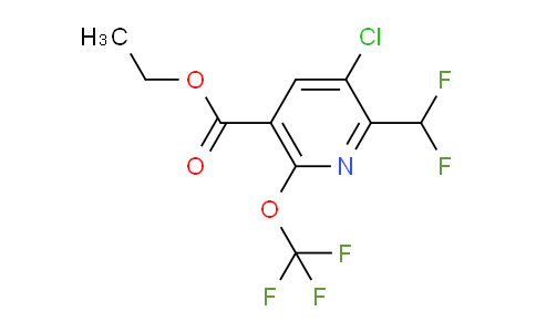AM227557 | 1806251-08-0 | Ethyl 3-chloro-2-(difluoromethyl)-6-(trifluoromethoxy)pyridine-5-carboxylate
