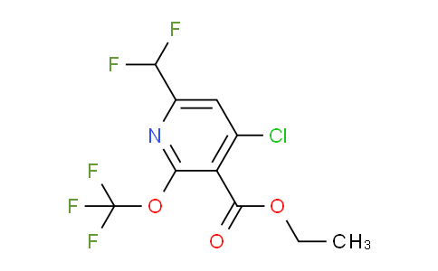 AM227560 | 1804556-40-8 | Ethyl 4-chloro-6-(difluoromethyl)-2-(trifluoromethoxy)pyridine-3-carboxylate
