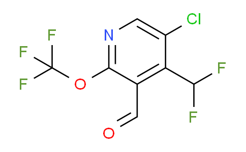 AM227581 | 1804327-96-5 | 5-Chloro-4-(difluoromethyl)-2-(trifluoromethoxy)pyridine-3-carboxaldehyde