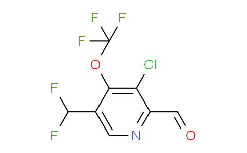 AM227582 | 1804797-51-0 | 3-Chloro-5-(difluoromethyl)-4-(trifluoromethoxy)pyridine-2-carboxaldehyde