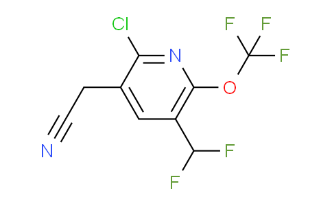 AM227584 | 1804327-67-0 | 2-Chloro-5-(difluoromethyl)-6-(trifluoromethoxy)pyridine-3-acetonitrile
