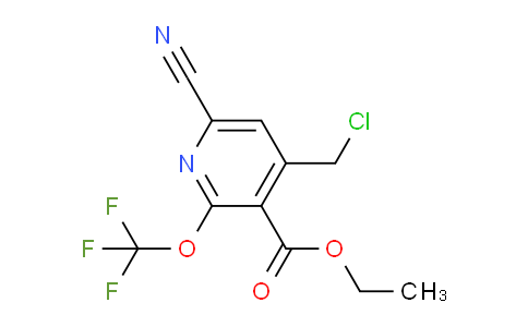 AM227594 | 1803662-60-3 | Ethyl 4-(chloromethyl)-6-cyano-2-(trifluoromethoxy)pyridine-3-carboxylate