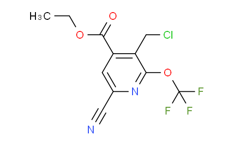 AM227595 | 1806075-11-5 | Ethyl 3-(chloromethyl)-6-cyano-2-(trifluoromethoxy)pyridine-4-carboxylate
