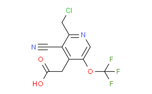 AM227596 | 1806073-09-5 | 2-(Chloromethyl)-3-cyano-5-(trifluoromethoxy)pyridine-4-acetic acid