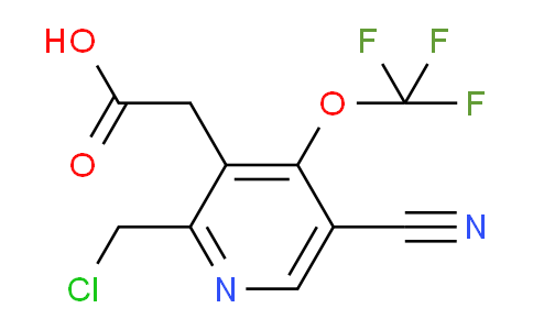 AM227598 | 1806073-13-1 | 2-(Chloromethyl)-5-cyano-4-(trifluoromethoxy)pyridine-3-acetic acid