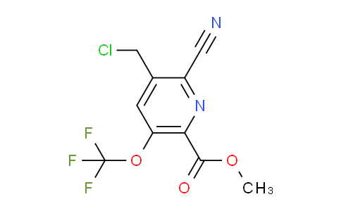 AM227603 | 1804303-12-5 | Methyl 3-(chloromethyl)-2-cyano-5-(trifluoromethoxy)pyridine-6-carboxylate