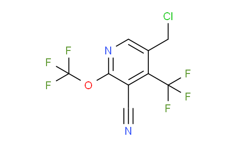 AM227633 | 1804448-76-7 | 5-(Chloromethyl)-3-cyano-2-(trifluoromethoxy)-4-(trifluoromethyl)pyridine