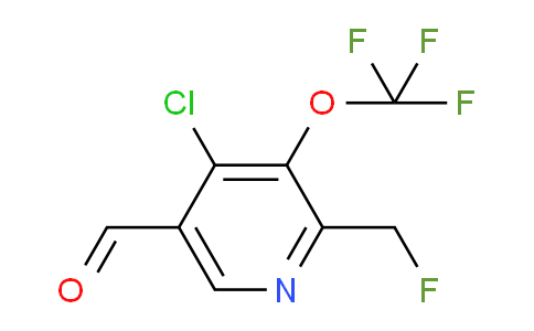 AM227640 | 1804555-47-2 | 4-Chloro-2-(fluoromethyl)-3-(trifluoromethoxy)pyridine-5-carboxaldehyde