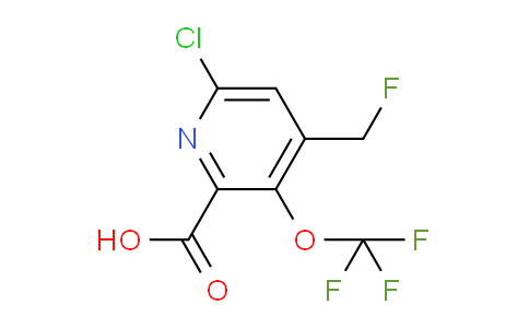 AM227645 | 1804799-29-8 | 6-Chloro-4-(fluoromethyl)-3-(trifluoromethoxy)pyridine-2-carboxylic acid