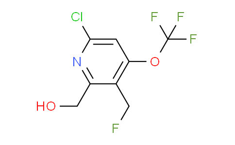 6-Chloro-3-(fluoromethyl)-4-(trifluoromethoxy)pyridine-2-methanol