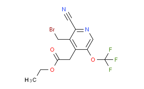 AM227657 | 1806186-51-5 | Ethyl 3-(bromomethyl)-2-cyano-5-(trifluoromethoxy)pyridine-4-acetate
