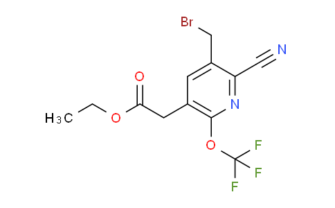 AM227658 | 1804780-42-4 | Ethyl 3-(bromomethyl)-2-cyano-6-(trifluoromethoxy)pyridine-5-acetate