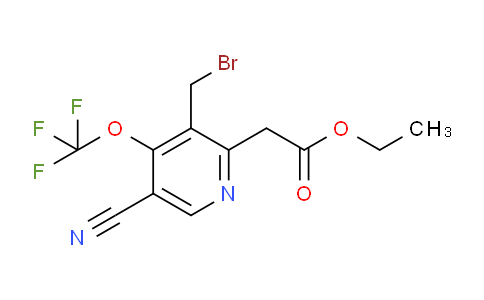 AM227660 | 1804297-79-7 | Ethyl 3-(bromomethyl)-5-cyano-4-(trifluoromethoxy)pyridine-2-acetate