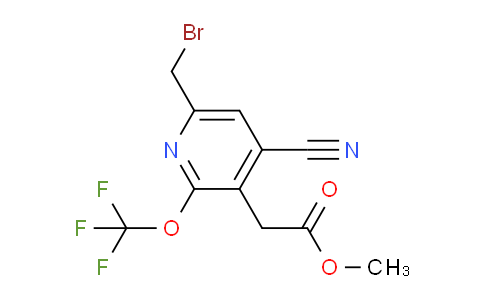 AM227675 | 1804322-23-3 | Methyl 6-(bromomethyl)-4-cyano-2-(trifluoromethoxy)pyridine-3-acetate