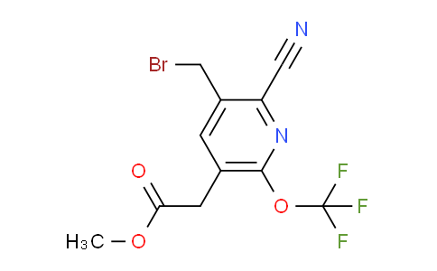 AM227678 | 1804297-21-9 | Methyl 3-(bromomethyl)-2-cyano-6-(trifluoromethoxy)pyridine-5-acetate