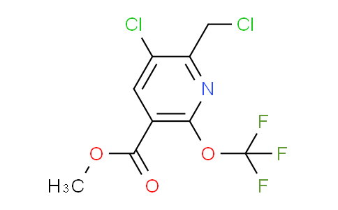 AM227680 | 1804470-50-5 | Methyl 3-chloro-2-(chloromethyl)-6-(trifluoromethoxy)pyridine-5-carboxylate