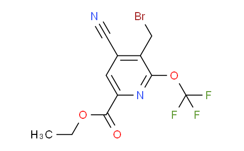 AM227698 | 1804678-31-6 | Ethyl 3-(bromomethyl)-4-cyano-2-(trifluoromethoxy)pyridine-6-carboxylate
