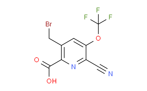 AM227707 | 1803659-31-5 | 5-(Bromomethyl)-2-cyano-3-(trifluoromethoxy)pyridine-6-carboxylic acid
