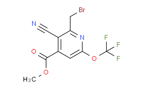Methyl 2-(bromomethyl)-3-cyano-6-(trifluoromethoxy)pyridine-4-carboxylate