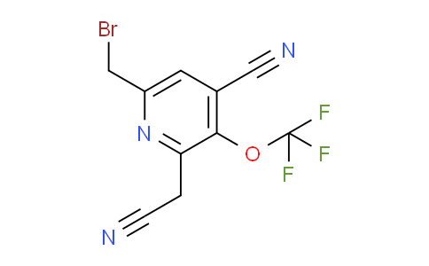 6-(Bromomethyl)-4-cyano-3-(trifluoromethoxy)pyridine-2-acetonitrile