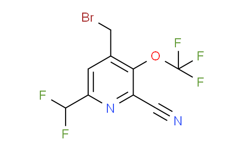 4-(Bromomethyl)-2-cyano-6-(difluoromethyl)-3-(trifluoromethoxy)pyridine