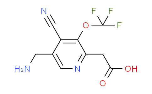 5-(Aminomethyl)-4-cyano-3-(trifluoromethoxy)pyridine-2-acetic acid