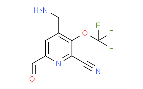 4-(Aminomethyl)-2-cyano-3-(trifluoromethoxy)pyridine-6-carboxaldehyde