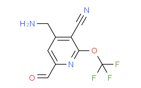 4-(Aminomethyl)-3-cyano-2-(trifluoromethoxy)pyridine-6-carboxaldehyde
