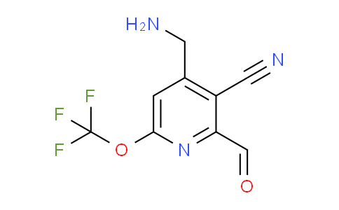 4-(Aminomethyl)-3-cyano-6-(trifluoromethoxy)pyridine-2-carboxaldehyde