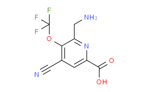 AM227735 | 1803622-57-2 | 2-(Aminomethyl)-4-cyano-3-(trifluoromethoxy)pyridine-6-carboxylic acid