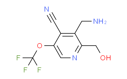 3-(Aminomethyl)-4-cyano-5-(trifluoromethoxy)pyridine-2-methanol