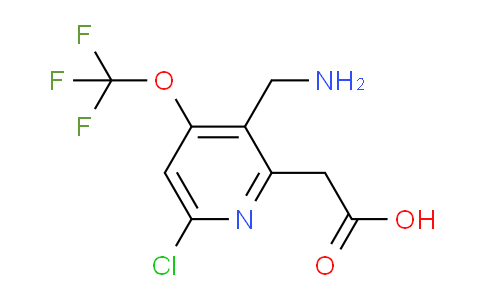 3-(Aminomethyl)-6-chloro-4-(trifluoromethoxy)pyridine-2-acetic acid