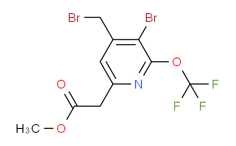 AM22780 | 1806094-27-8 | Methyl 3-bromo-4-(bromomethyl)-2-(trifluoromethoxy)pyridine-6-acetate