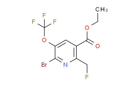 AM227862 | 1806079-29-7 | Ethyl 2-bromo-6-(fluoromethyl)-3-(trifluoromethoxy)pyridine-5-carboxylate