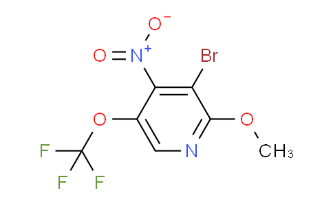 3-Bromo-2-methoxy-4-nitro-5-(trifluoromethoxy)pyridine