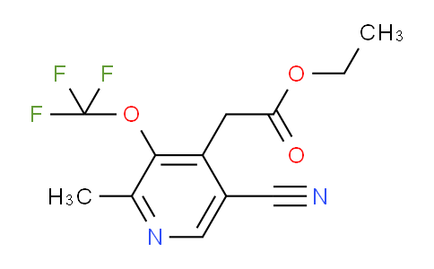AM227893 | 1804399-77-6 | Ethyl 5-cyano-2-methyl-3-(trifluoromethoxy)pyridine-4-acetate
