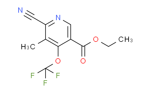 AM227907 | 1806075-67-1 | Ethyl 2-cyano-3-methyl-4-(trifluoromethoxy)pyridine-5-carboxylate