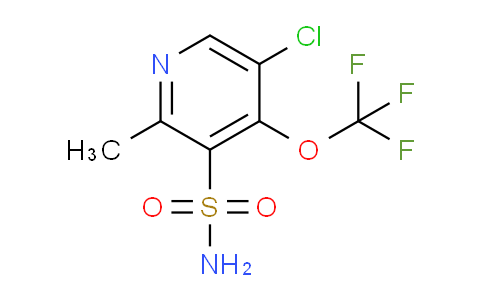 5-Chloro-2-methyl-4-(trifluoromethoxy)pyridine-3-sulfonamide